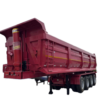 Hydraulische mijnenstrailer Axle Semi-oplegger met Tipper Dumper