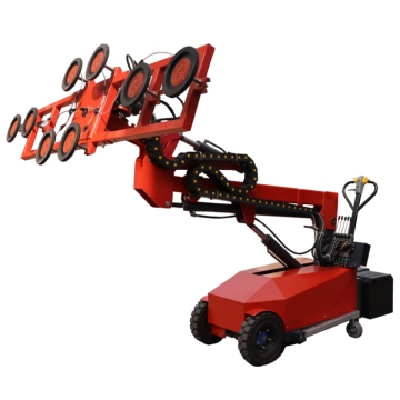 CE Certified 400kg Electric Glass Vacuum Lifter Trolley with Wireless Remote Control