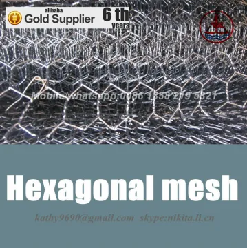 hexagonal wire mesh rabbit cage chicken fence(anping factory)