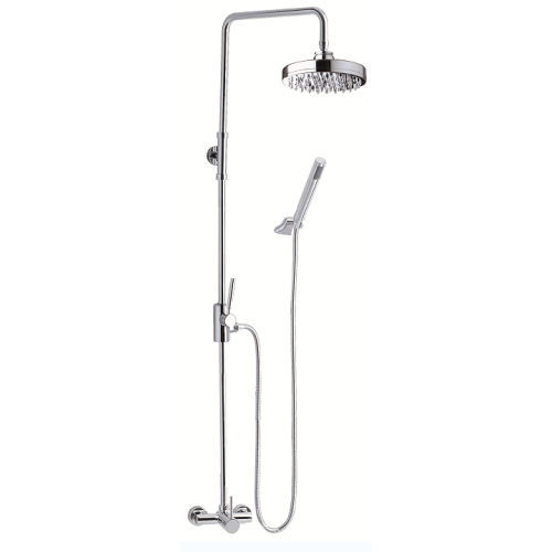 Bathroom Shower Set Solid Brass Body Chrome Wall Mounted shower set Supplier