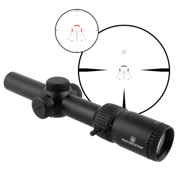 Throw Leverlを備えたFocuhunter 1-6x24ライフルスコープ