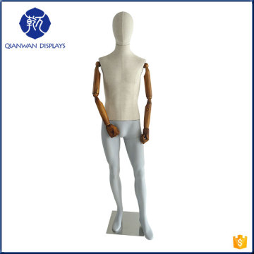 Up to 10% of an amount covered fabric cheap male mannequin for sale