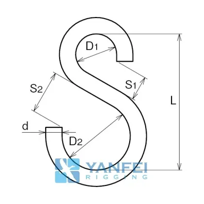 Zinc Plated S Hook Galvanized S Hook