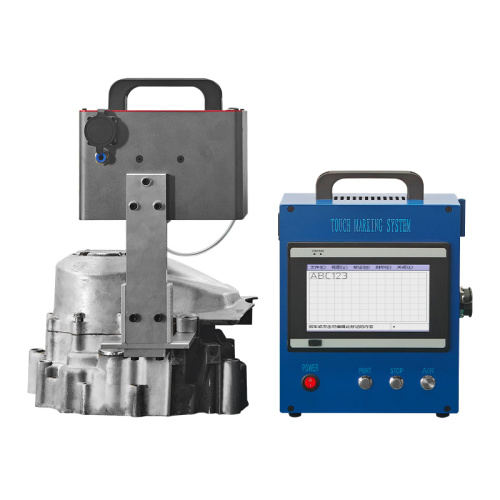 Máquina de marcação de peen do motor de motocicleta 70x40mm