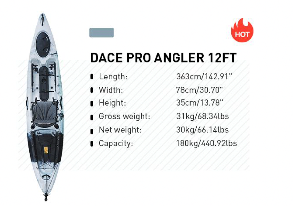 Dace pro angler 12ft