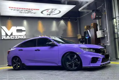 Glossy Purple Car Wrapping1.52*18M