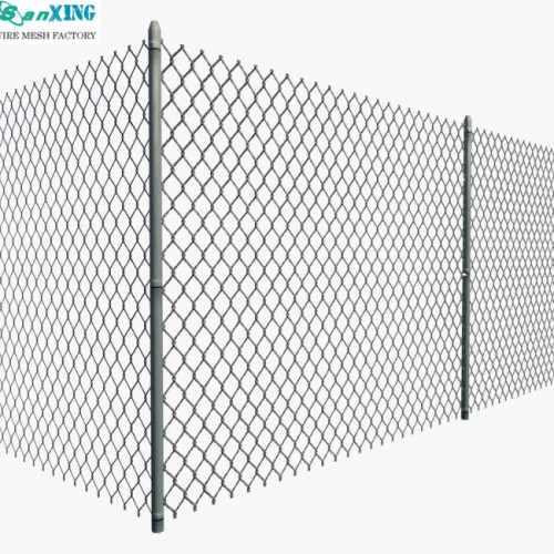 Fence a maglie di ferro con rivestimento in PVC per il tribunale