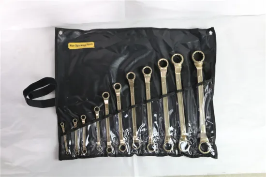 Wrench Double Box offset set 11pcs Aluminum bronze