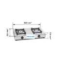 2 Aluminium Alloy Burners LPG Gas Stove