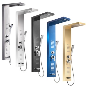 Manufacturer of Luxury SUS304 Wall-Mounted Shower Panel Sets and Columns for Bathroom Showers