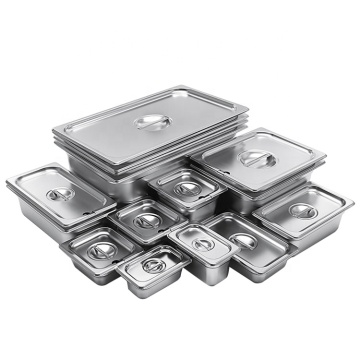 1/2 GN Stainless Steel Gastronorm Ice Cream and Food Container