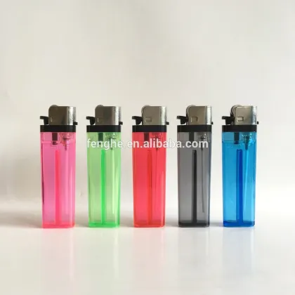 cheap ISO9994&CR disposable flint clear/transparent cigarette plastic lighter FH-002 like Taiyo