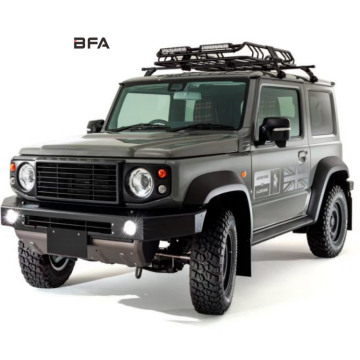 مصدات جديدة وخلفية Jimny الرجعية ، والغطاء ، وشبكة الحاجب العجل