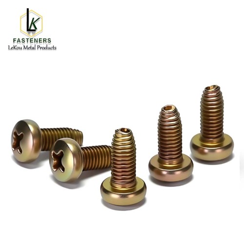 Tornillo de tapita Phillips de cabeza plana