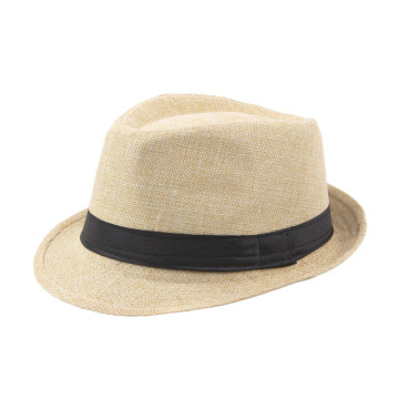 Individuelle Erwachsene Papier Stroh Fedora Hut
