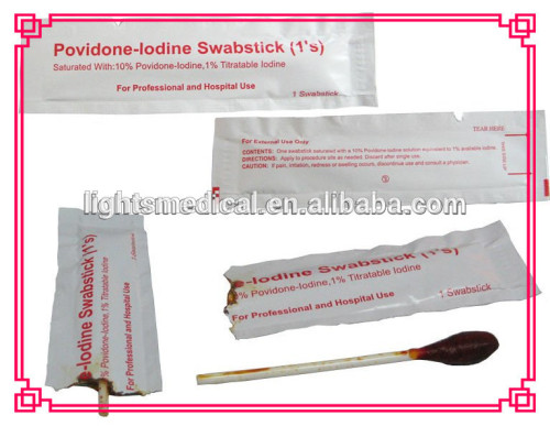 Povidone iodine swabstick(hot sale!!!)