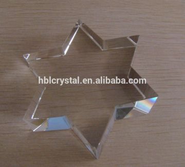 Nice crystal star paperweight for decoration