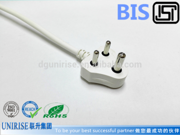 india 3pin BIS power cord