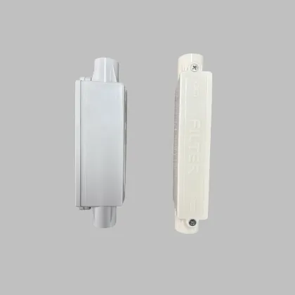 Plastics External Filter White 25mm Dust Control