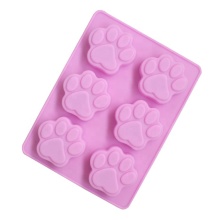6 Footprints Silicone Soap Mold