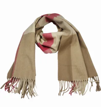 Custom Long  Women Scarf With Tassels 100%Wool Scarf