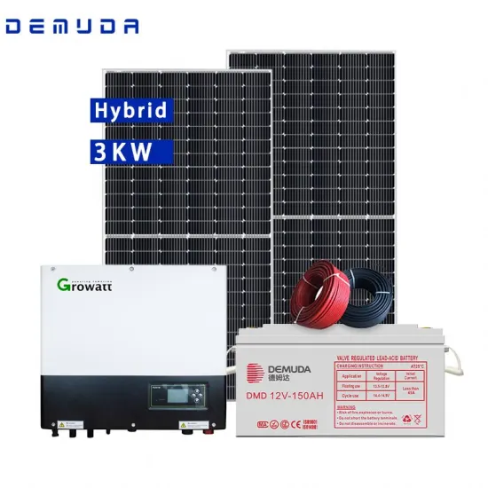 Hybrid Solar System with MPPT Controller and Lithium LiFePO4 Battery (3.6kW-8kW)