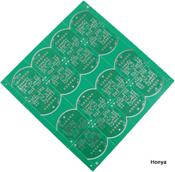 Single Side PCB, Print Circuit Boards, Black Silkscreen