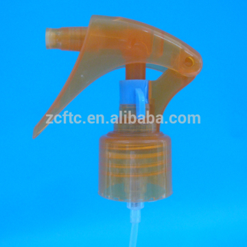 colored plastic trigger sprayer for sunscreen oil 24-410, PP mini trigger sprayer for olive oil
