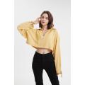 Gewone rayon crop tops voor dames