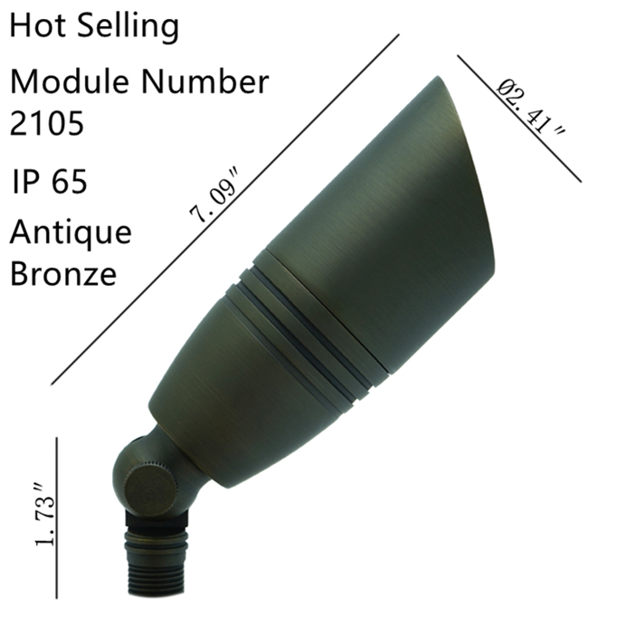 2105 LLP Solid Brass Spotlights