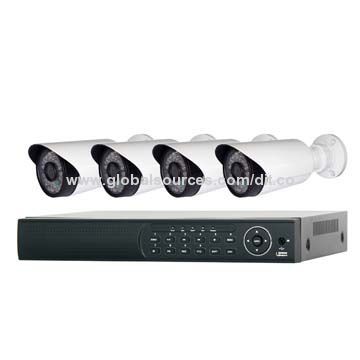4CH 720P HD CVI DVR Kit, Supports Real-time Recording and Playback, P2P Cloud Function