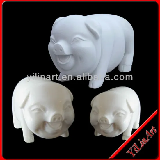 Marble Pig Statue for Table Top (YL-D162)