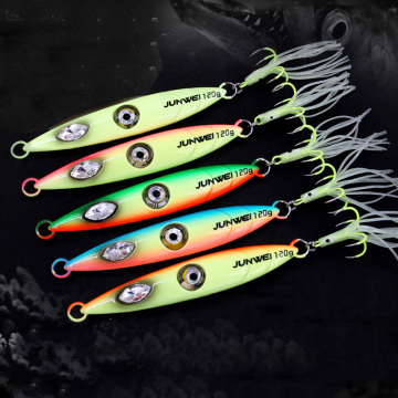 Metal Jigs 60g-300g Slow Pitch Jig Lures for Fishing