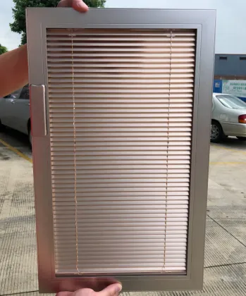 Vlia Aluminum Magnetic Louvres Double Glazing Roller Blind for Windows