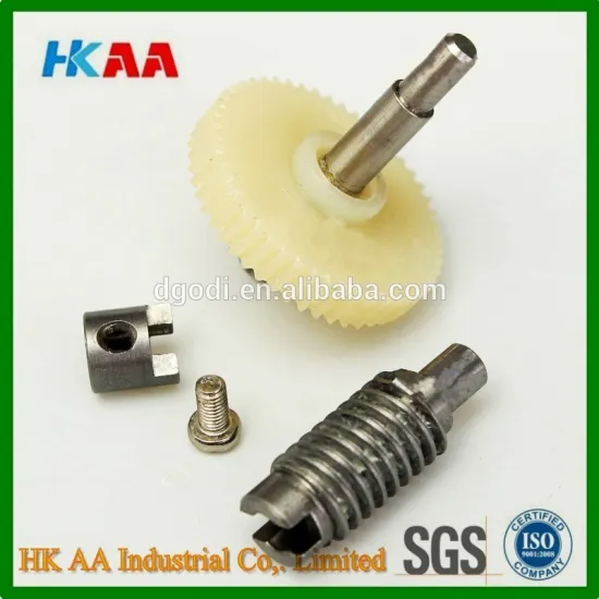 Custom design service brass / stainless steel plastic gear reducer