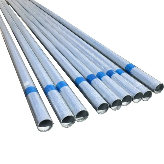 Hot Dipped 24 Inch Seamless Zinc Coated ERW Steel Pipes for Industries