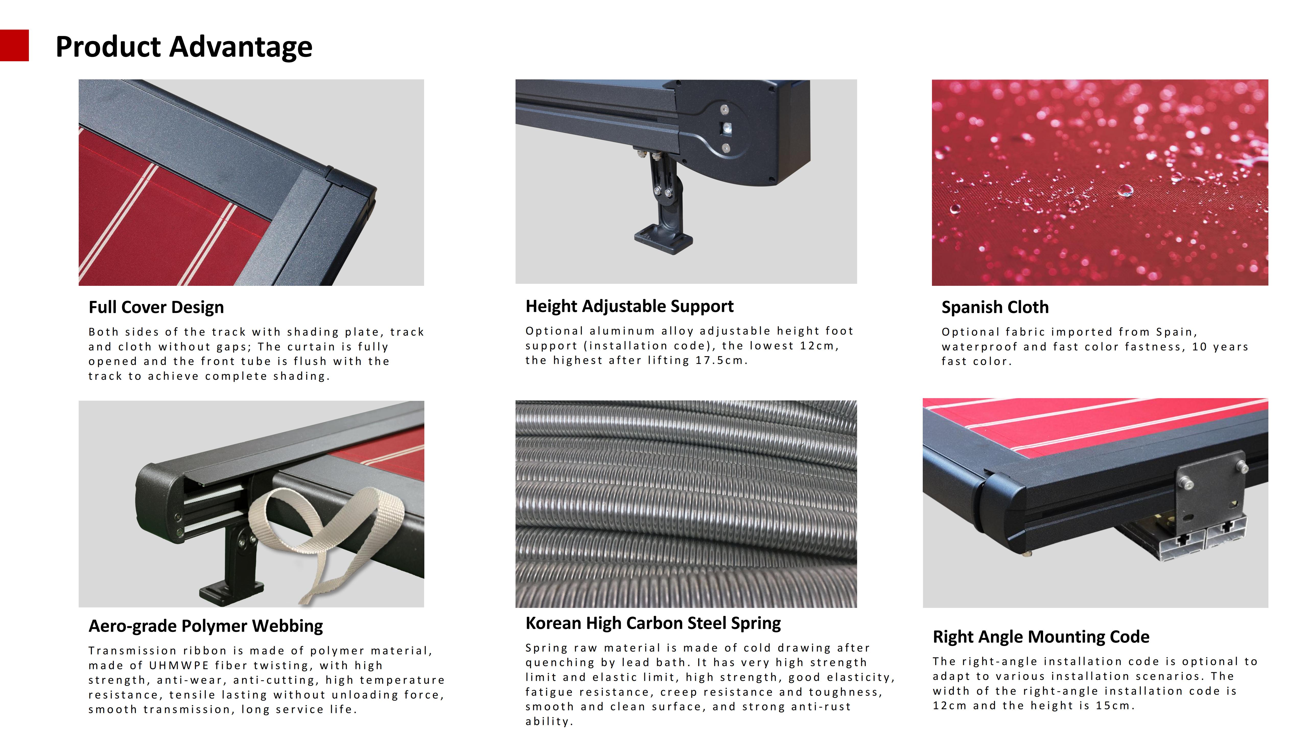 full cassette retractable awning