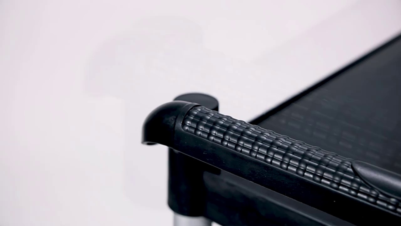 Multi-Purpose Plastic Trolley for Dish Collection and Meal Delivery