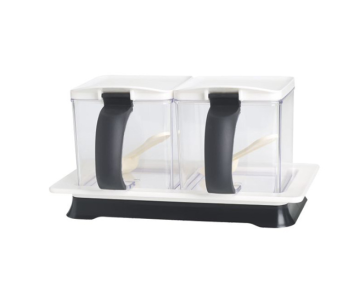 Juego de caja de condimentos de cocina con 2 cajas separadas