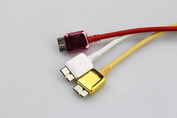 Micro usb cable for samsung galaxy S5 charging and sync data cable multicolor optional
