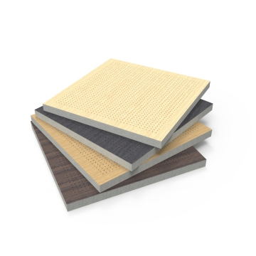 Micro-Perforated Ceramic Wood Composite Acoustic Wall Panel
