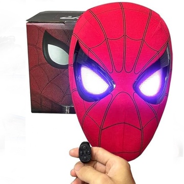 SpiderHero Mask: Remote Control Spider-Man Mile Morales Cosplay Gift