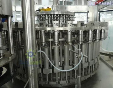 Pet / Plastic Bottle Juice Filling Machine , Automatic Rotary Juice Filling Equipment
