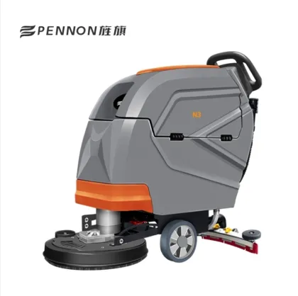 Commercial Industrial Walk-Behind Floor Scrubber