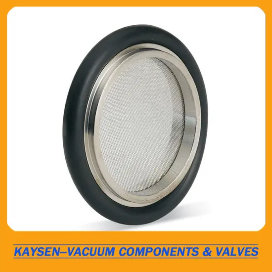 KF Meshed Centering Ring with Screen SS304/SS316L