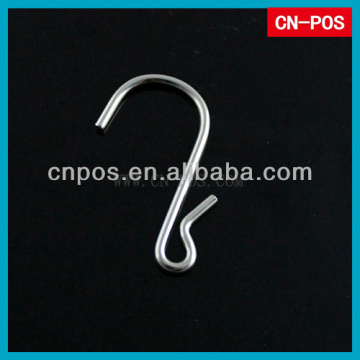 supermarket metal display hanging hooks to connecting