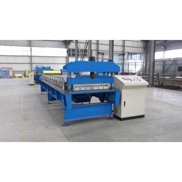 Roofing glazed tile cold roll forming machine