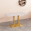 Rock plate long table