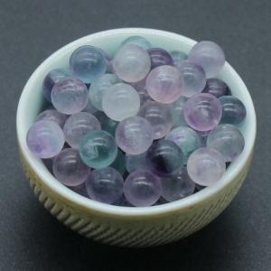 Bolas de piedra de fluorita decoración del hogar cuentas de cristal redondas