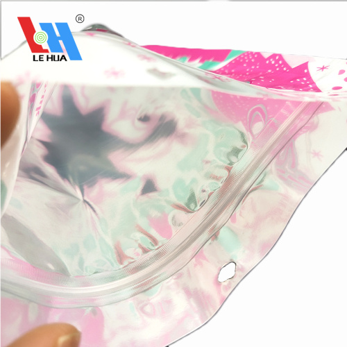 Special-shaped Zipper Mylar Bags With Clear Window